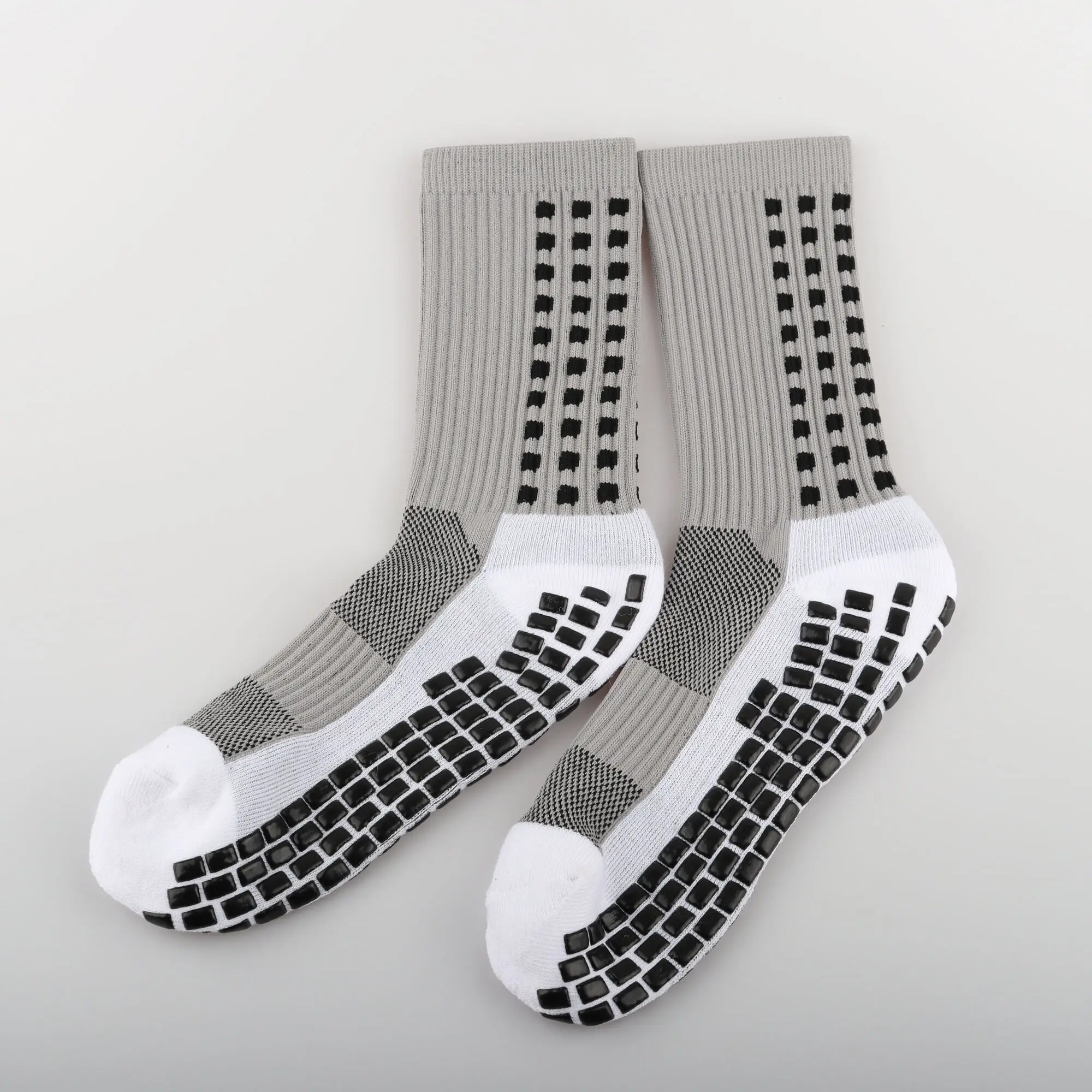 New ANTI SLIP Football 2023 Socks Mid Calf Non Slip Soccer Cycling Sports Socks Mens 39-48