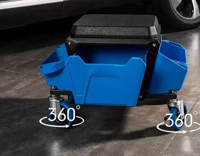 Car Beauty Work Stool Thickened Multi-functional Maintenance Film Polishing Construction Storage 1pcs