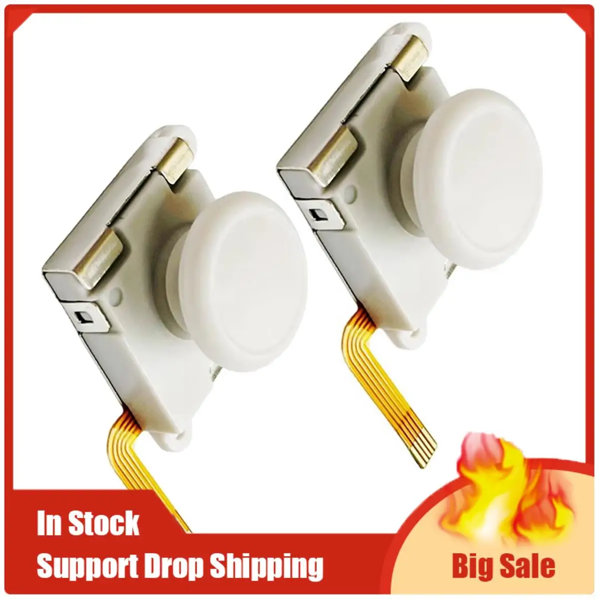 Top Deals 2PCS TMR Electromagnetic Joystick For ANBERNIC RG505 RG405M RG405V Rgcube Anti-Drift Tunnel Magnetic Resistance Joysti