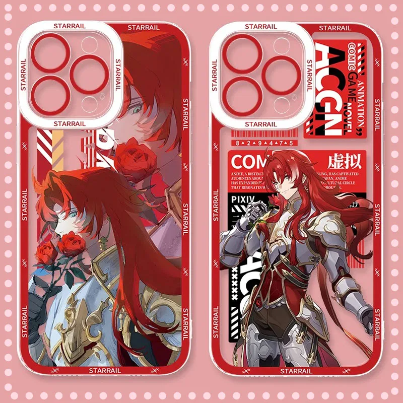 Anime Honkai Star Rail Case For Xiaomi Redmi Note 13 12 11 Pro Plus 4G 5G 12S 11S 10 10S 9 9S 8 13C 12C 10C Silicone Back Cover