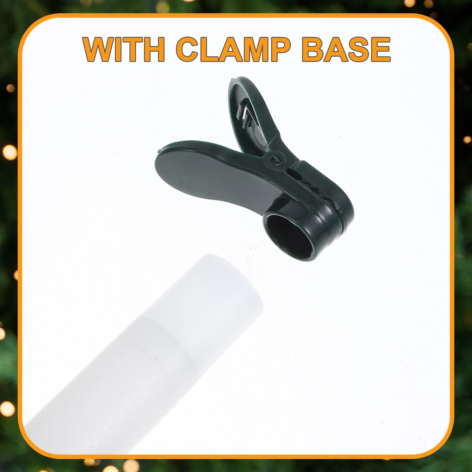 12 set di candele coniche a LED bianche calde, luci senza fiamma in plastica satinata per decorazioni natalizie per l'albero di Natale con lenza da 20 m