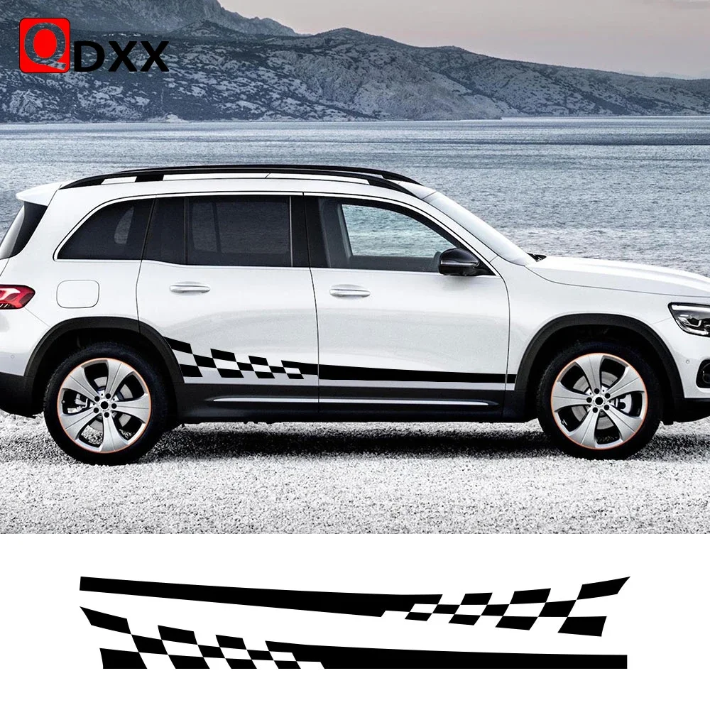 

For Mercedes Benz G63 ML G350d G500 GLA GLA43 GLB GLC GLC43 GLE GLE63 GLK GLS GLS63 Auto Accessories 2PCS Car Door Side Sticker