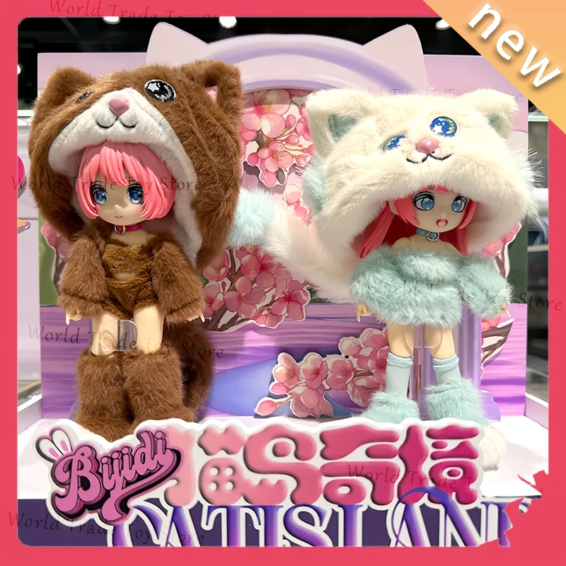 

Genuine new Cat Island Series Bjd Blind Box Collectible Action Figure Movable Doll Cute Girl Figure Ornament Toy Model Gift