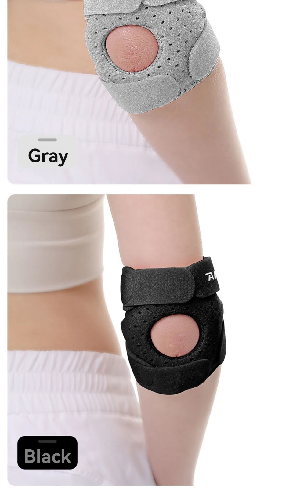 AOLIKES 1 Stück Ellenbogen-Kompressionsmanschette, Ellenbogenbandage für Tennis-Ellenbogen für Damen und Herren, Ellenbogenmanschette für Tennis, Golfer, Badminton – Detail 15