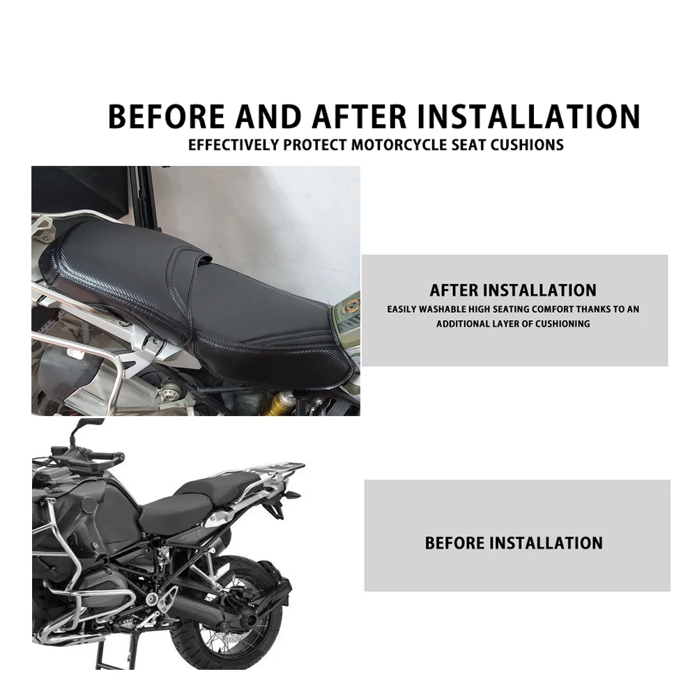 Motorcycle Protecting Cushion Seat Cover Fit For BMW R1200GS R 1200 GS ADV R1250GS Adventure Sunscreen Heat Insulation Seat