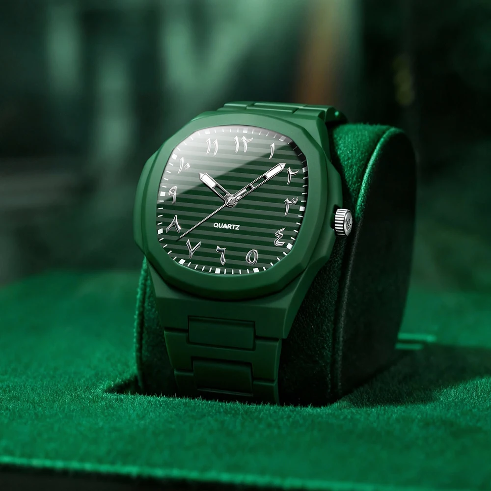 1Pc Fashionable Men's Quartz Watch, Round Dial, Suitable For Formal And Casual Occasions, Luxurious Business Watch.