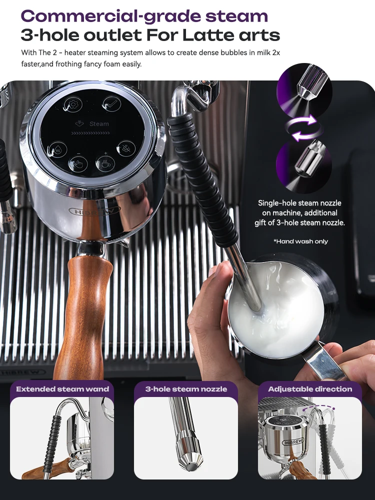Máquina de Café Comercial HiBREW H21 com Sistema de 3 Termostatos