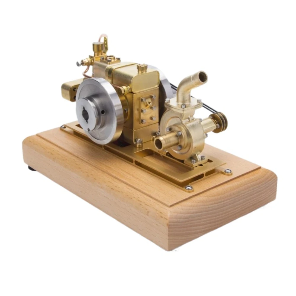 1.6cc 4-stroke Mini M12-P70 Retro Water-cooled Gasoline Engine Model Toy Ornament Can Be Applied To Physics Teaching Experiment