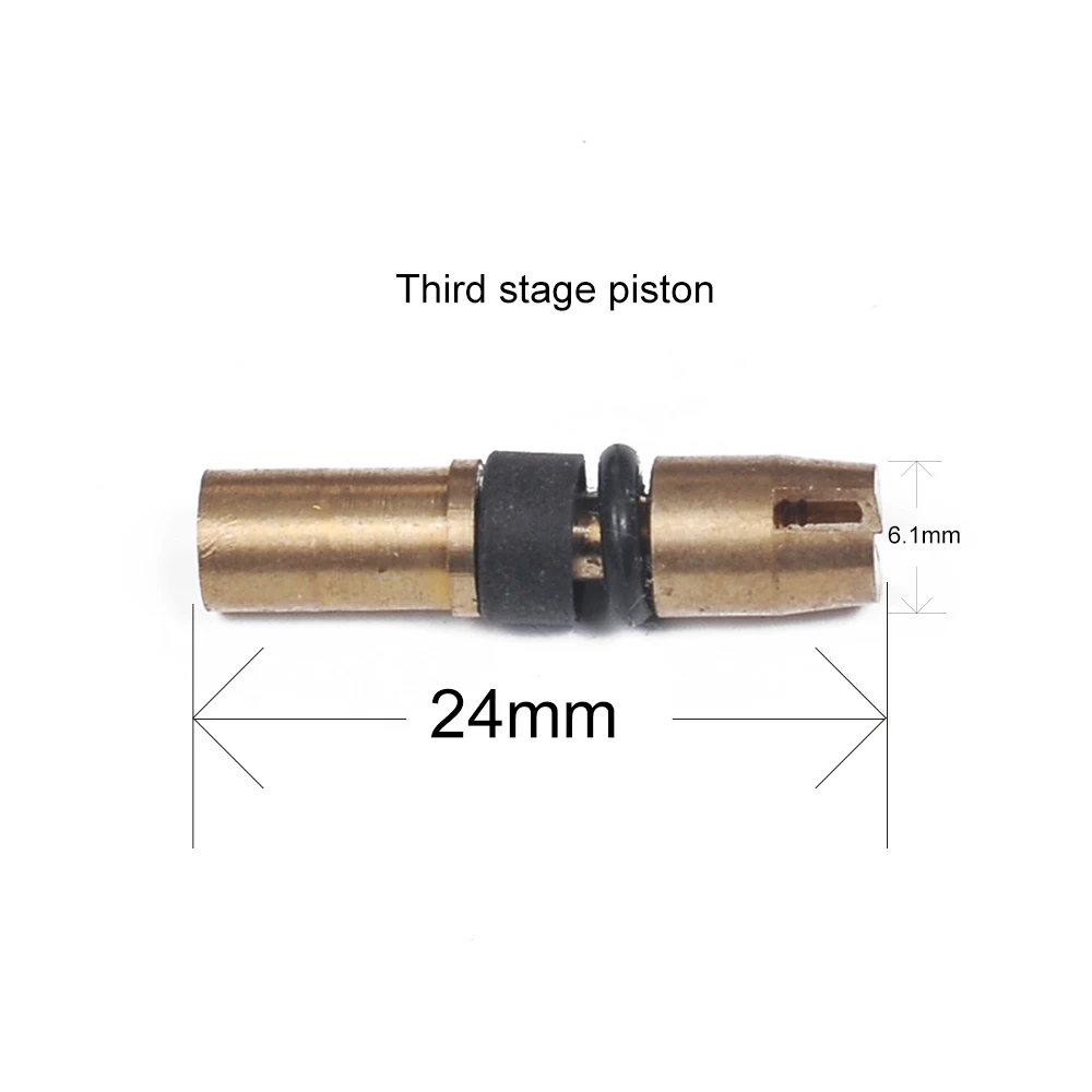 4500psi 300bar PCP Airsoft High Pressure PumpAir Pump Spare Parts Copper Piston Third Stage Piston Replacement Kit 1pcs / lot