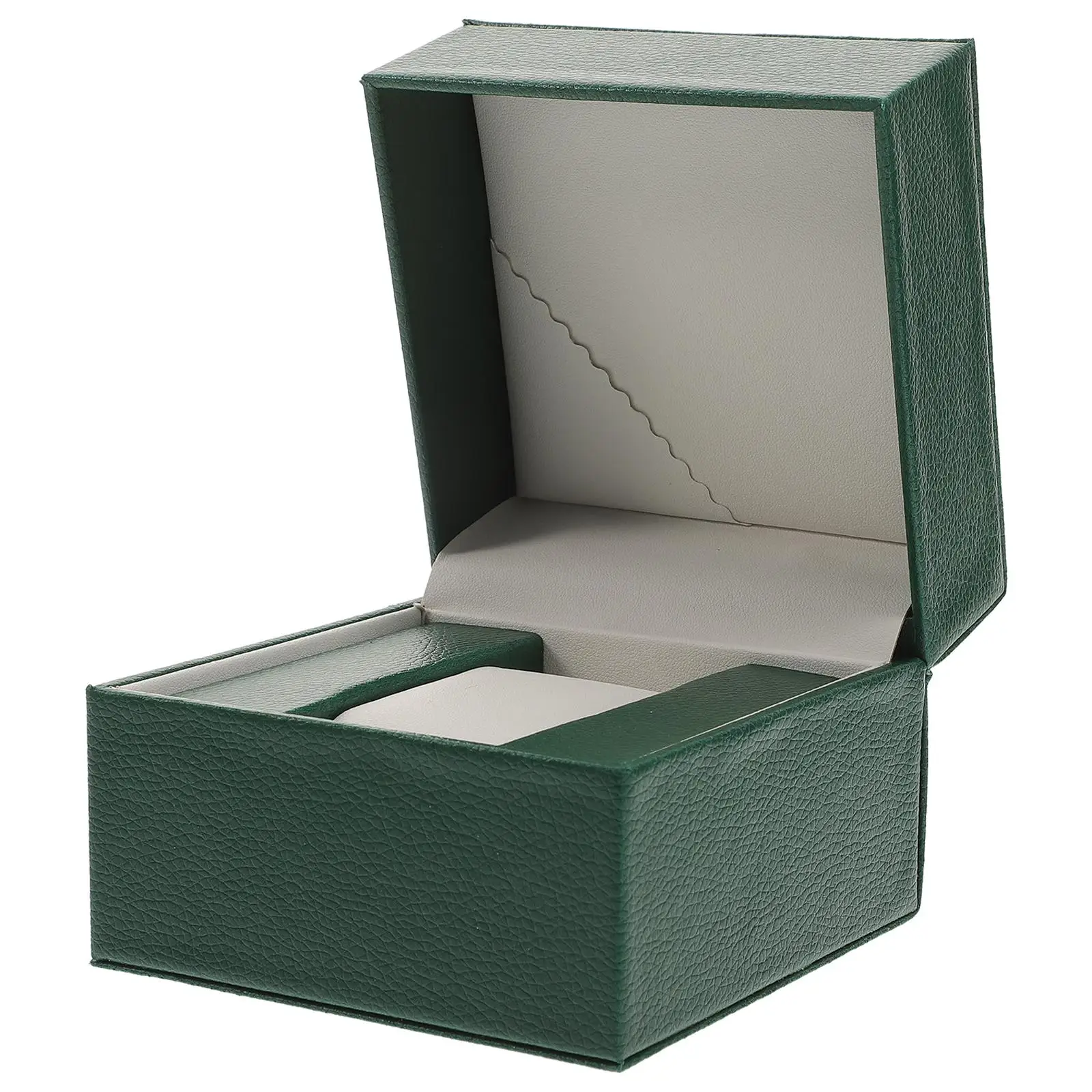

Retro Watch Small Size Portable Dark Green PU Box For Watch Storage Display Case for Men Gifts Accessories