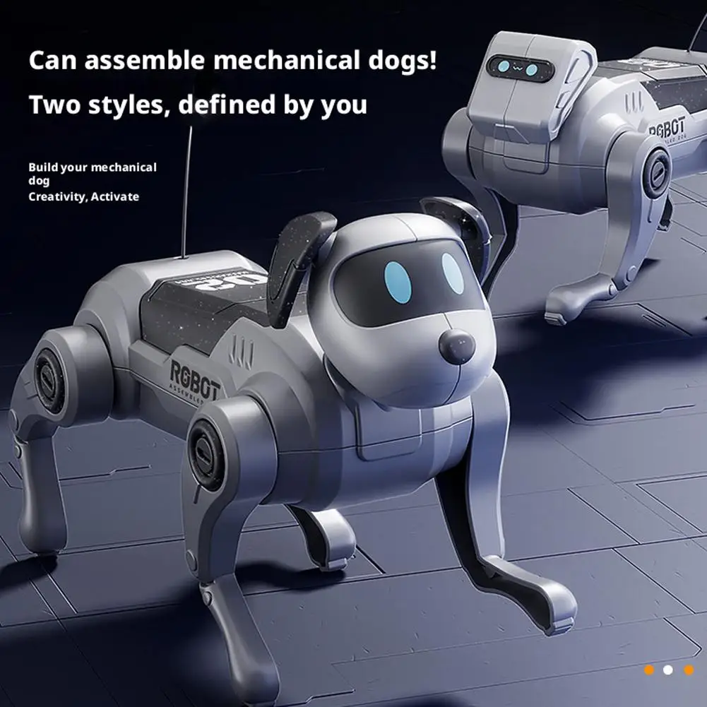 Robot Dog Toys DIY Assembly Toys Remote Control Walking And Climbing Intelligent Robot Dog Toy Gift For Children Y4T9 - view 4