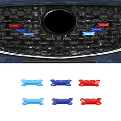 Auto Frontgrill Gesicht Dekoration Zierleiste fit für Mazda cx-5 2022 2023 Außen abs Aufkleber Styling 3 stücke/6 stücke