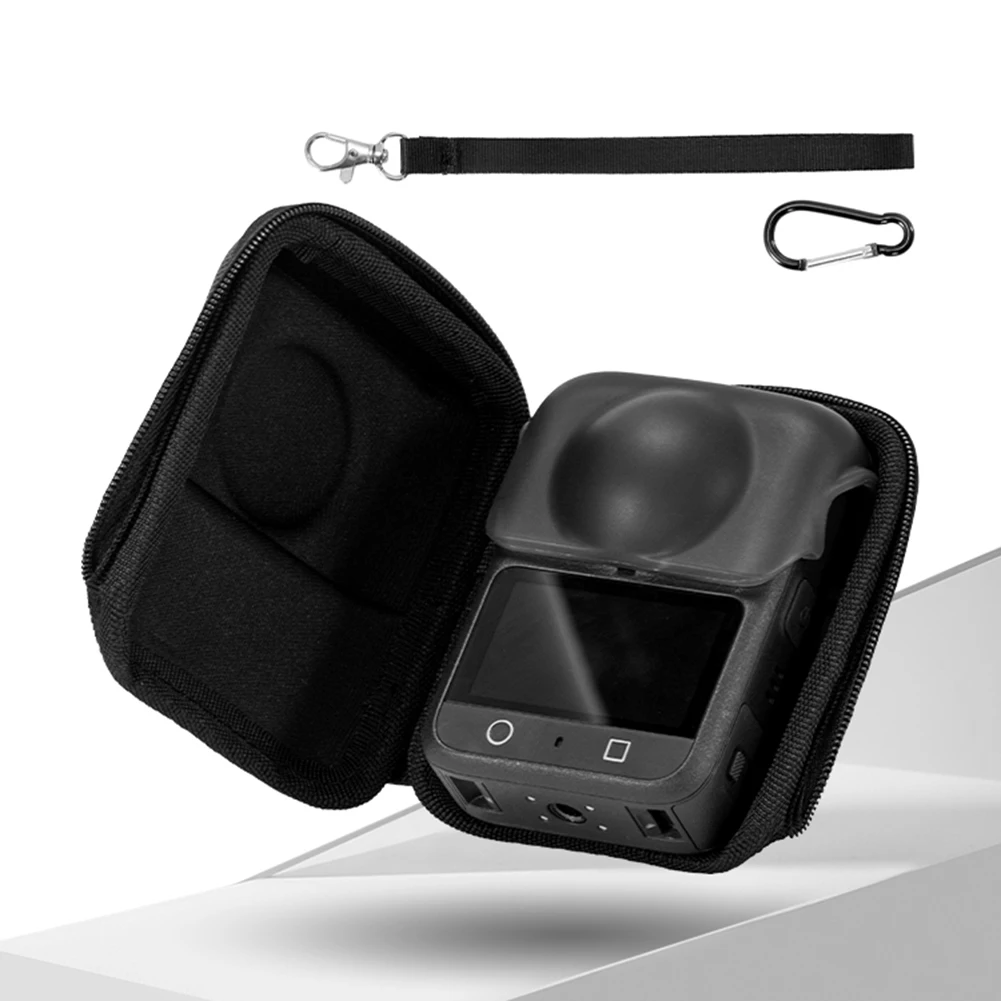حقيبة يد صغيرة لـ DJI Osmo 360 حقيبة حمل PU حقيبة واقية مضادة للخدش حقيبة تخزين الكاميرا الصغيرة لملحقات DJI Osmo 360