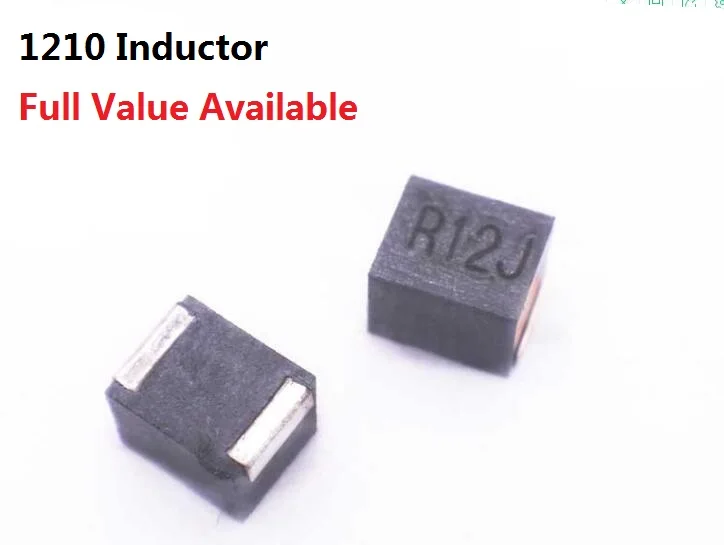 50PCS 1uh/2.2uh/3.3uh/4.7uh/10uh/15uh/22uh/33uh/47uh/100uh/220uh/330uh/470UH NLV32 3225 1210 SMD Inductor