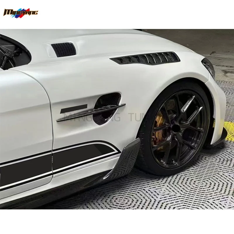 تعديل نصف جاف من ألياف الكربون GT ترقية IMP Style PRO BodyKit مصد السيارة غطاء محرك السيارة لمرسيدس بنز GT GTS 201 #6