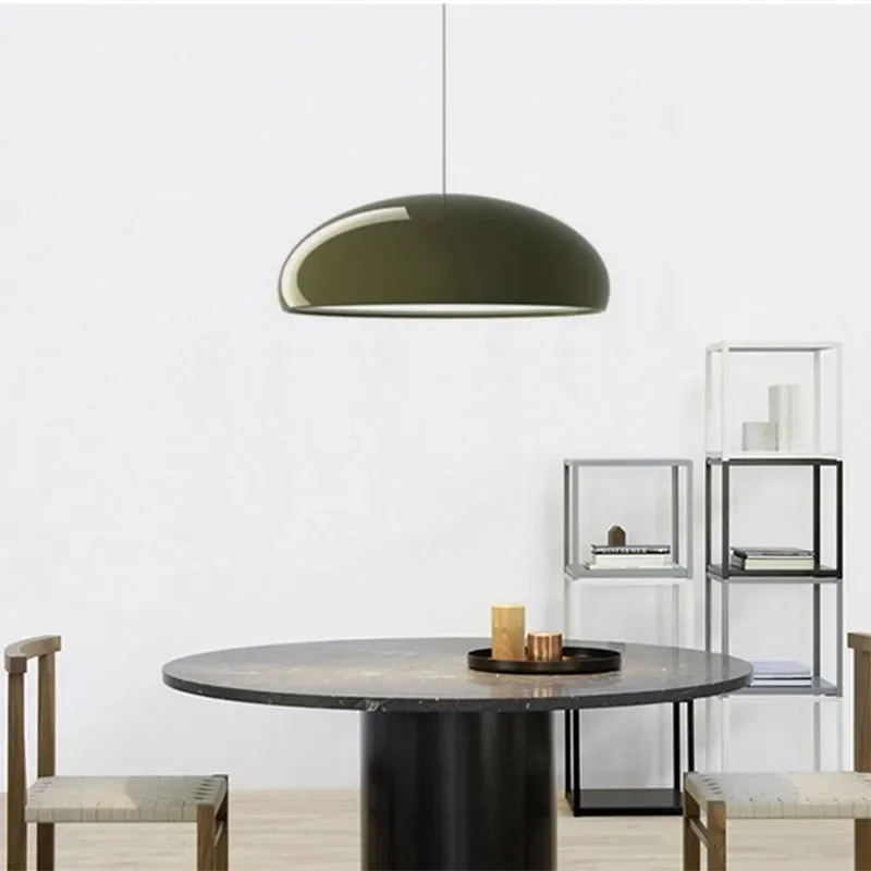 Imagem -06 - Led Macaron Pendant Light Nordic Hanging Lamps Mid-century Chandelier Decoração Home Indoor Sala de Estar Quarto Estudo 45cm