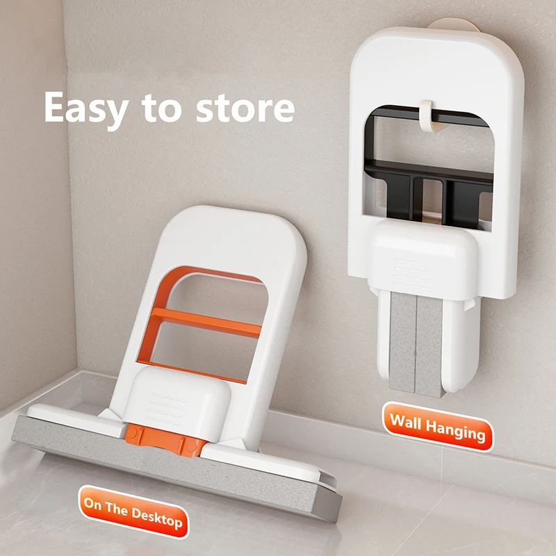 Мини-ручная настольная швабра, легко чистится и складывается для чистки кухонной стойки, без грязи, компактный инструмент для чистки настольных компьютеров