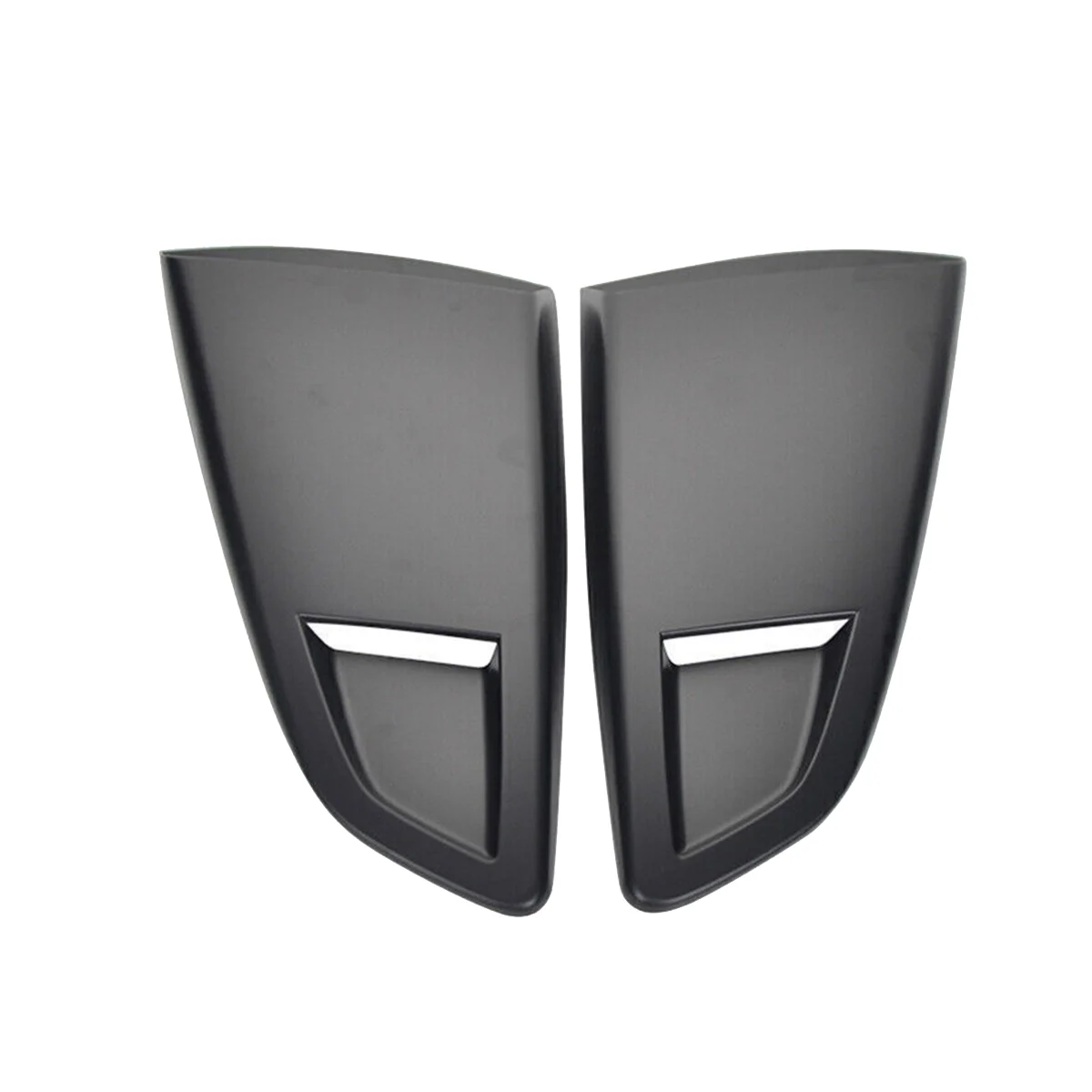 

Matte Black 1/4 Rear Side Vent Quarter Window Louver Shutter Cover Trim for 2015-2022 Ford Mustang