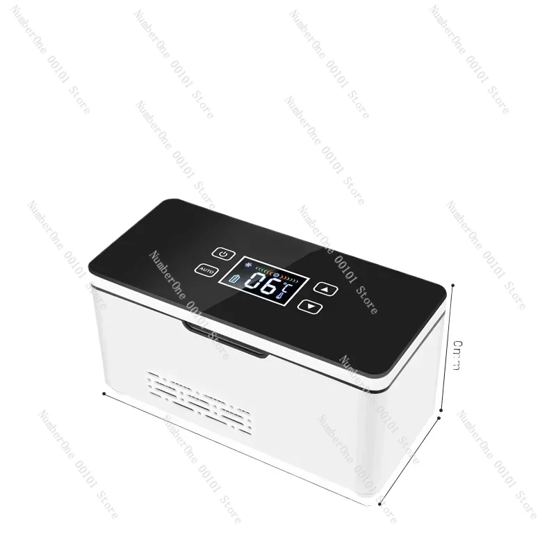 5V 220V Portable Insulin Refrigerator Mini Home 0-18℃ Refrigeration USB Rechargeable Small Refrigerator No Battery