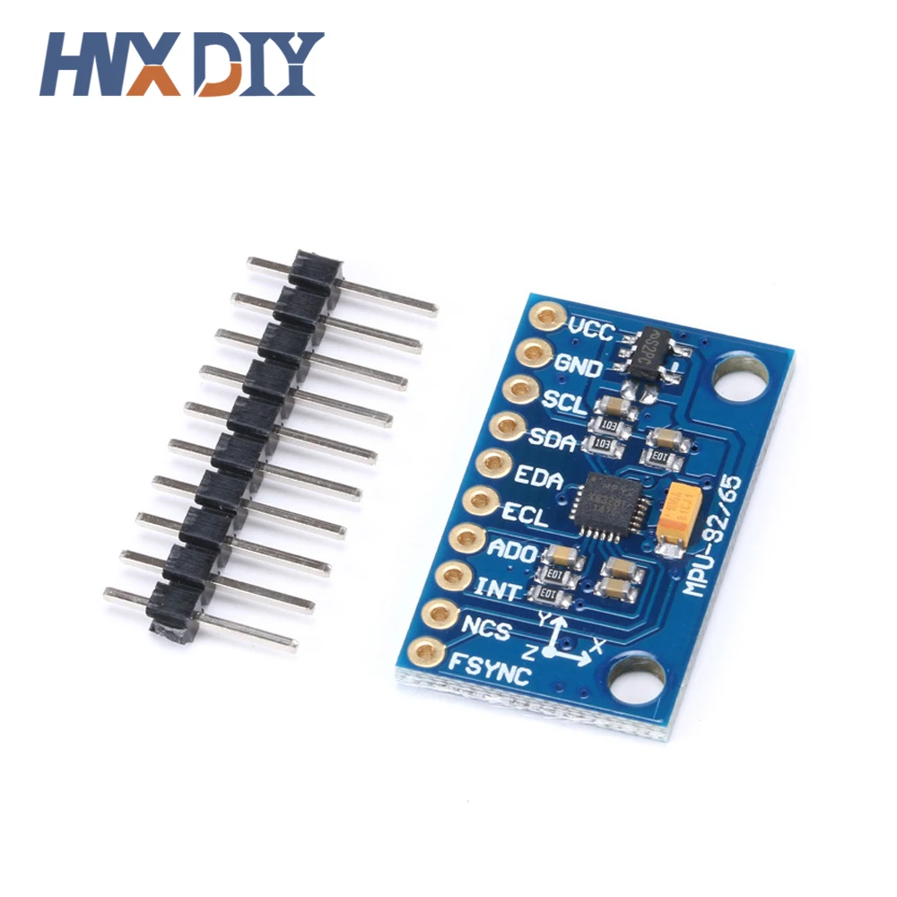 5pcs GY-9250 SPI/IIC  MPU 9250 6500 MPU-9250 GY-6500 6-Axis 9-Axis Attitude +Gyro+Accelerator+Magnetometer Sensor Module MPU9250