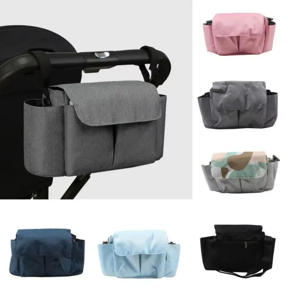 

Подвесная сумка для коляски большой емкости с плечевыми ремнями, многофункциональная сумка-органайзер для коляски, полка для бутылок