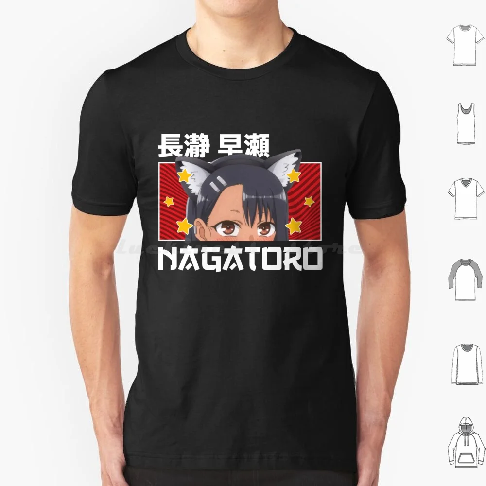 Nagatoro Blush Peeker T Shirt Big Size 100% Cotton Anime Nagatoro Nagatoro San Manga Nagatoro Senpai Nagatoro Ijiranaide
