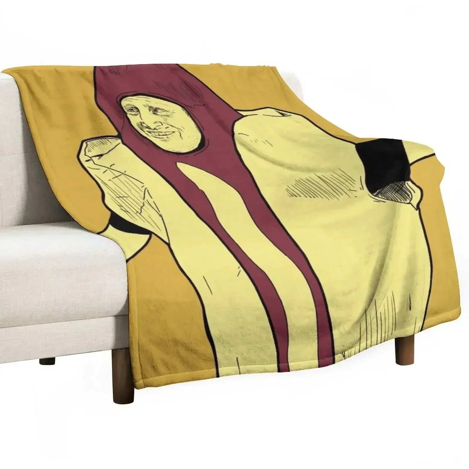 

Hot Dog Car Crash (I Think You Should Leave) Throw Blanket Shaggy Soft Beds Comforter Blankets