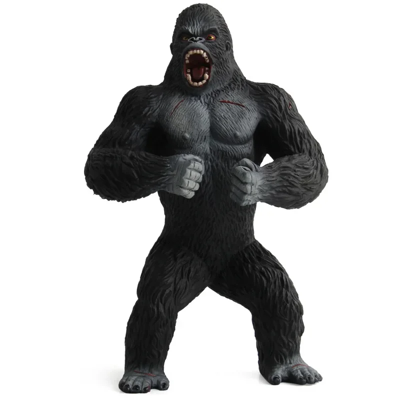 King Kong Gorilla Action Toys, Figurines de dessin animé, Collection d'Auckland, Modèle, Big Chimpanzé, Poupées animales pour garçons, Cadeau pour enfants