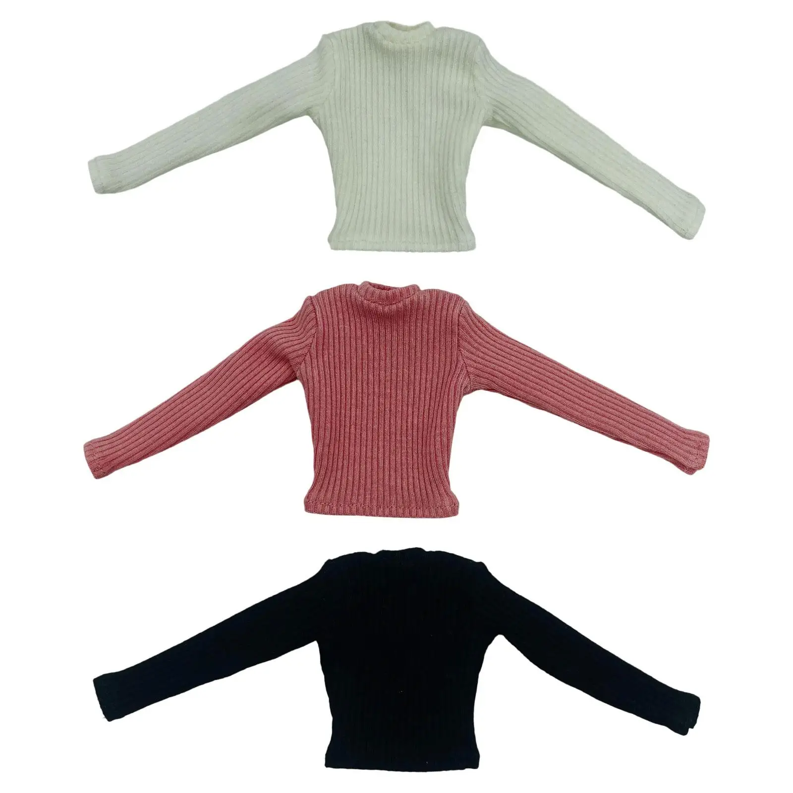 

1:6 Long Sleeve Tops Action Figure Clothes Handmade Doll Clothing for 12" Doll