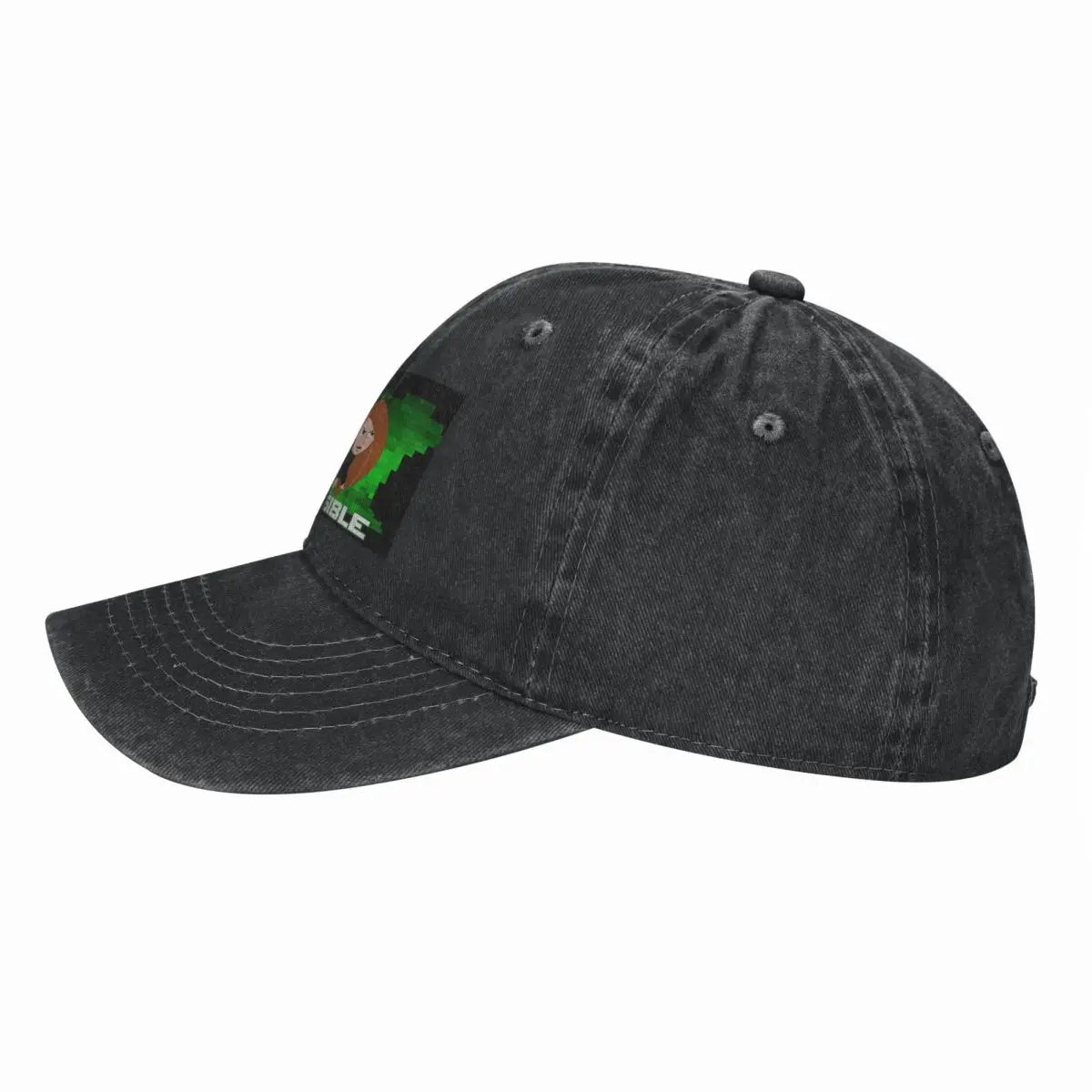 Kim Possible Anime Green Light Baseball Caps Snapback Denim Hats Outdoor Adjustable Casquette Hip Hop Baseball Cowboy Hat