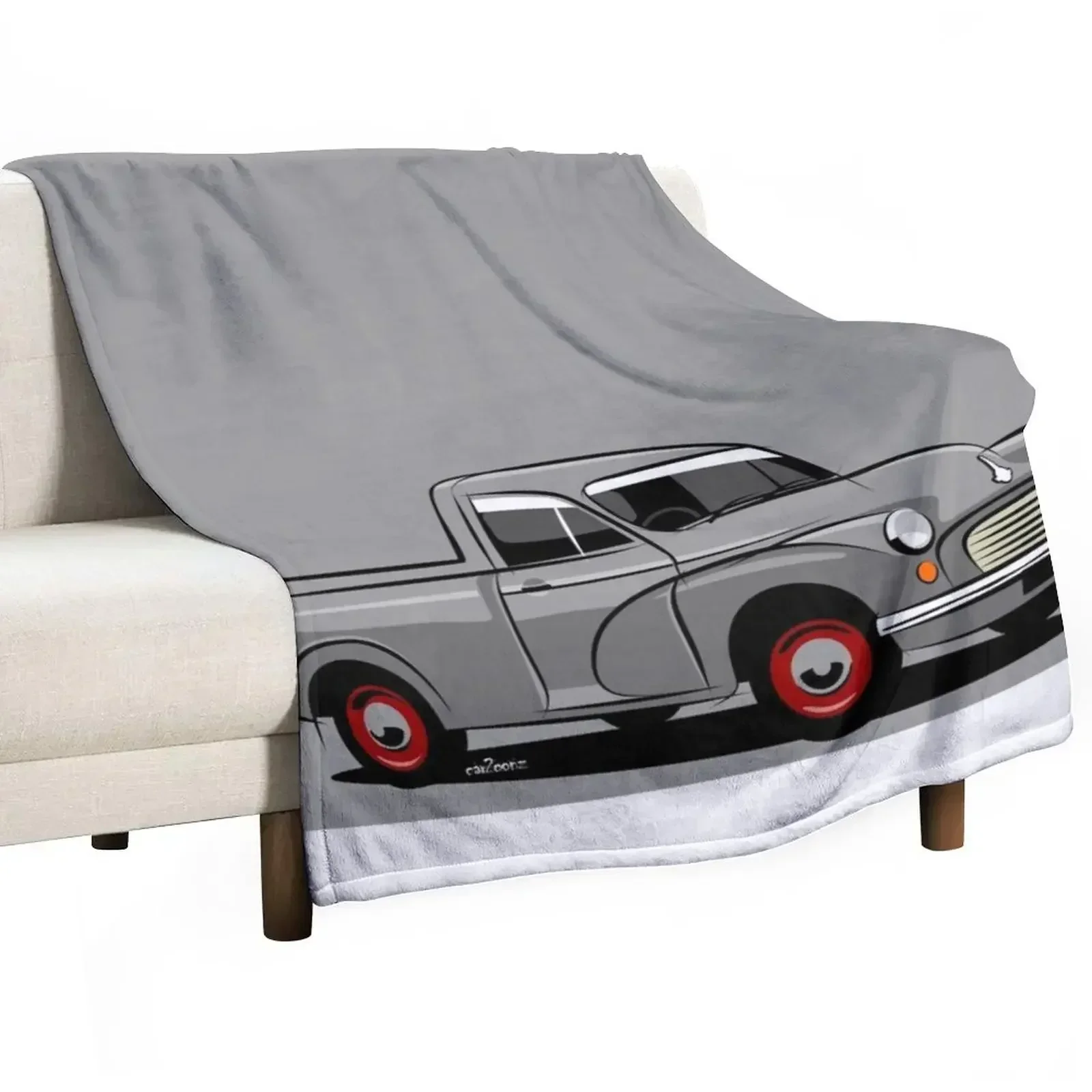 Morris Minor 1000 pick-up grey Throw Blanket Quilt Luxury Brand Blankets