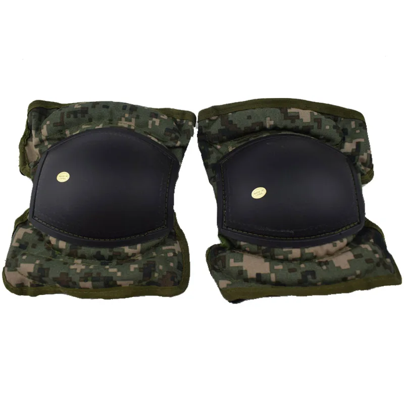 Tactical Knee Pads Elbow Pads Safety Gear Outdoor Sports CS Military Army Hunting Adjustable Camouflage Protective Pads Set