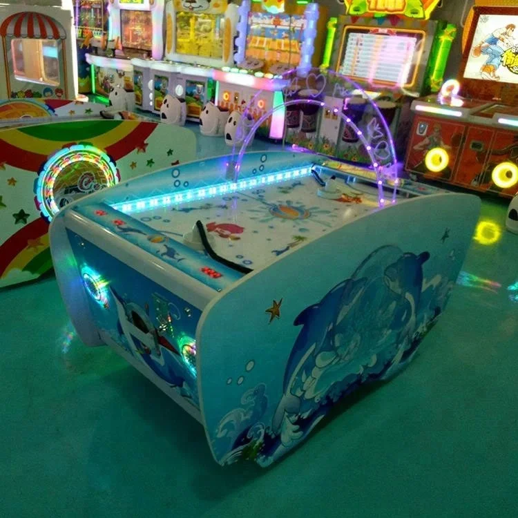 Indoor entertainment ticket sport game machine air hockey for children ice hockey table for kids