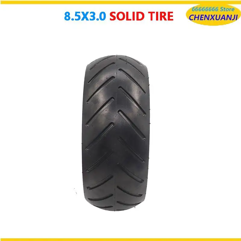 

8.5 x 3.0 Inch Non-Inflatable Solid Tire for Scooters Puncture-Proof and Maintenance-Free