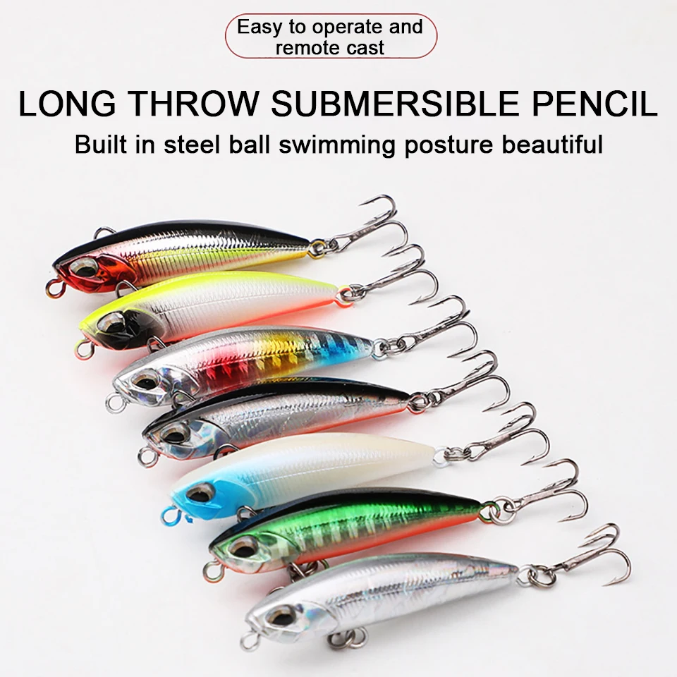 1PCS 5CM/5G Sinking Mini Fishing Lures Artificial Wobblers Jerkbait Plastic Hard Bait Crankbait Swimbait For Perch Bass Pike