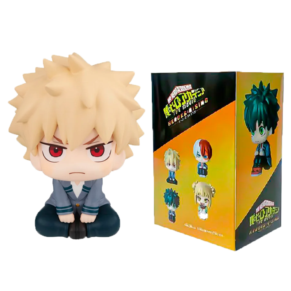 PVC | (MHA): Izuku Midoriya/Katsuki Bakugo/Todoroki Shoto/Toga Himiko My Hero Academia Niedliche Chibi PVC-Figur | Sammlerstück