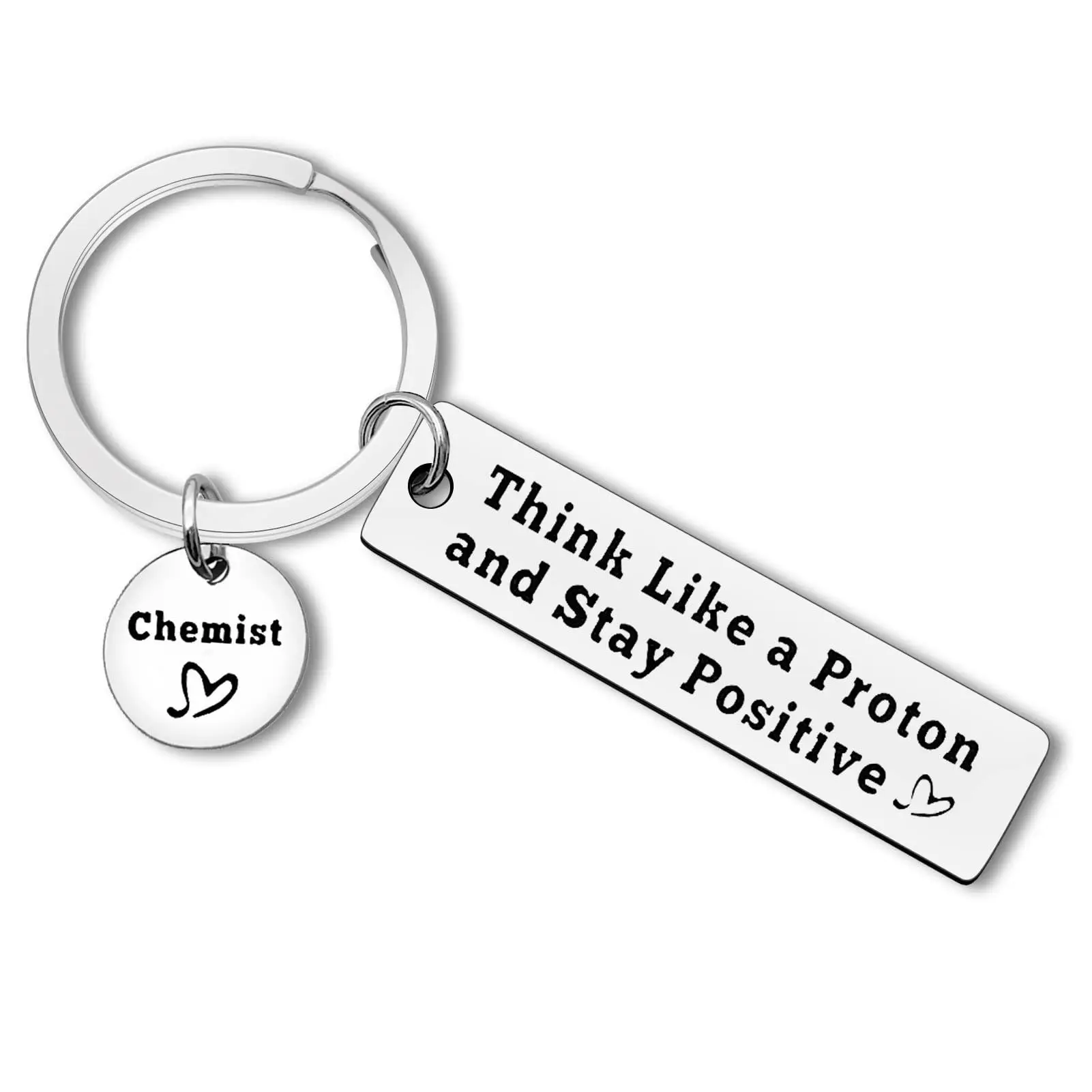 biology keychain  Chemical Molecular DNA Microscope Keychain Microscope Experiment Equipment Keyring For Student Gift Jewelry Ha