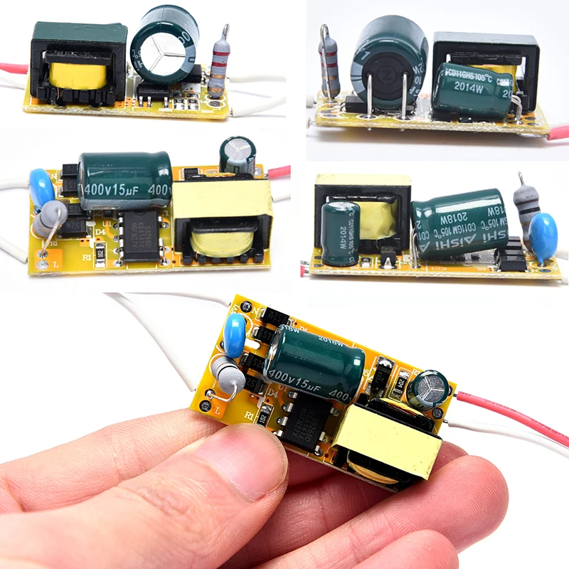 3W 5W 8W 18W 36W Sterownik światła LED Transformator zasilający Płytka modułu promieniowania