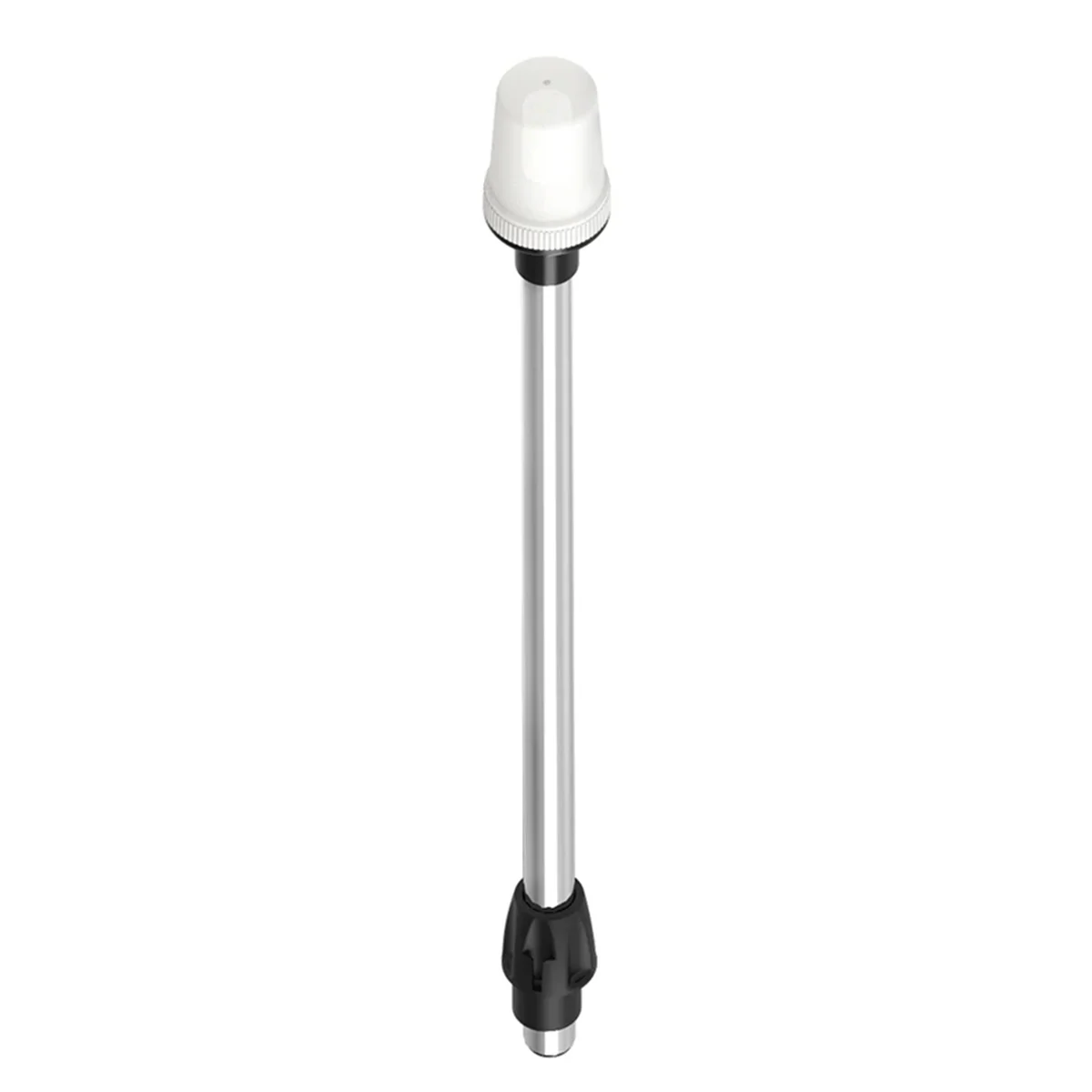 Stern Light Anchor Light LED Marine Boat Light Pole All Round White Removable 2 Pin Plug in Angled Base