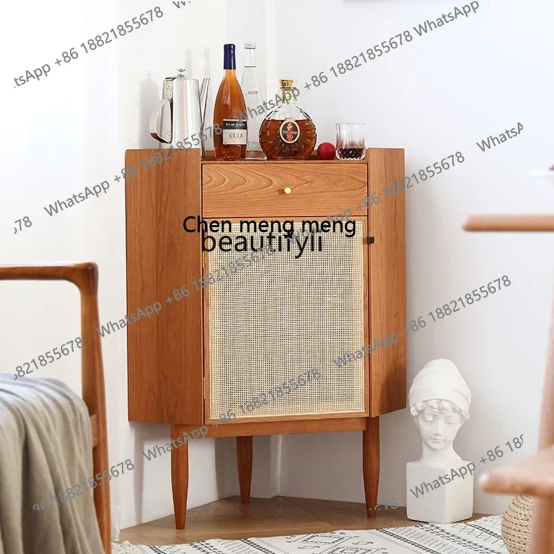 cn8350 LHY zq Modern Minimalist Living Room Multifunctional Wine Cabinet Bedroom Side Cabinet Triangle Corner Cabinet Corner Cab