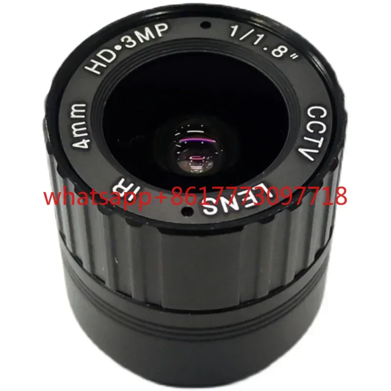 Machine vision 3 million pixels 1/1.8' fixed focus 4/6/8mm HD industrial camera surveillance lens CS interface