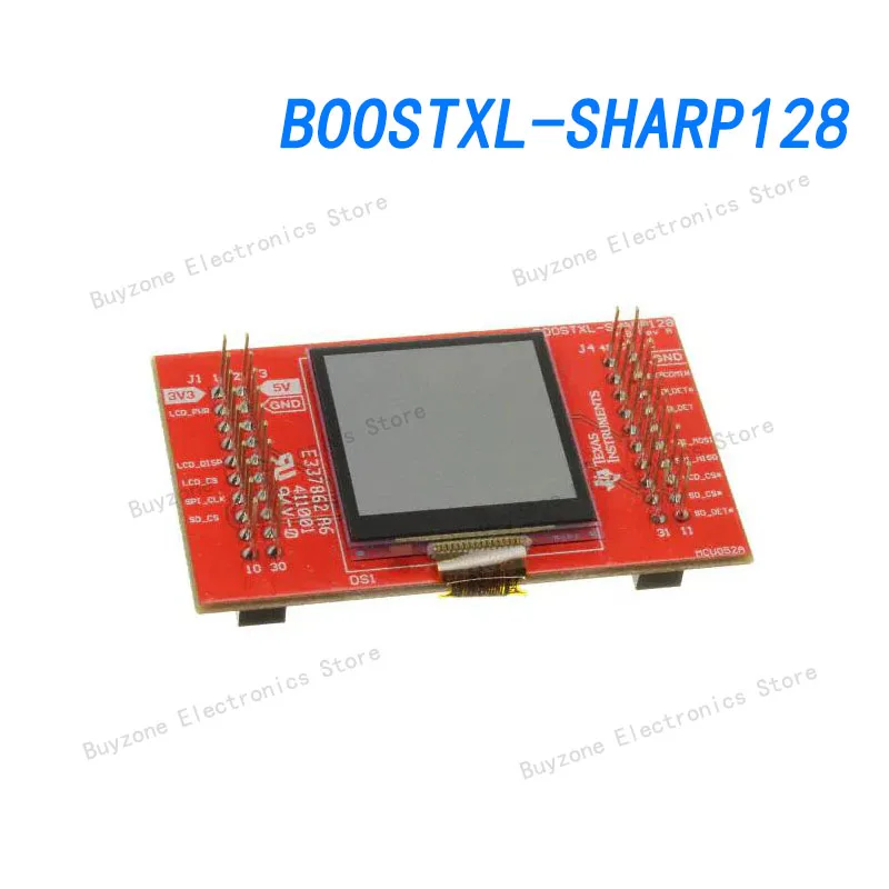 

BOOSTXL-SHARP128 LS013B7DH03 LCD 1.28" Display LaunchPad™ Platform Evaluation Expansion Board