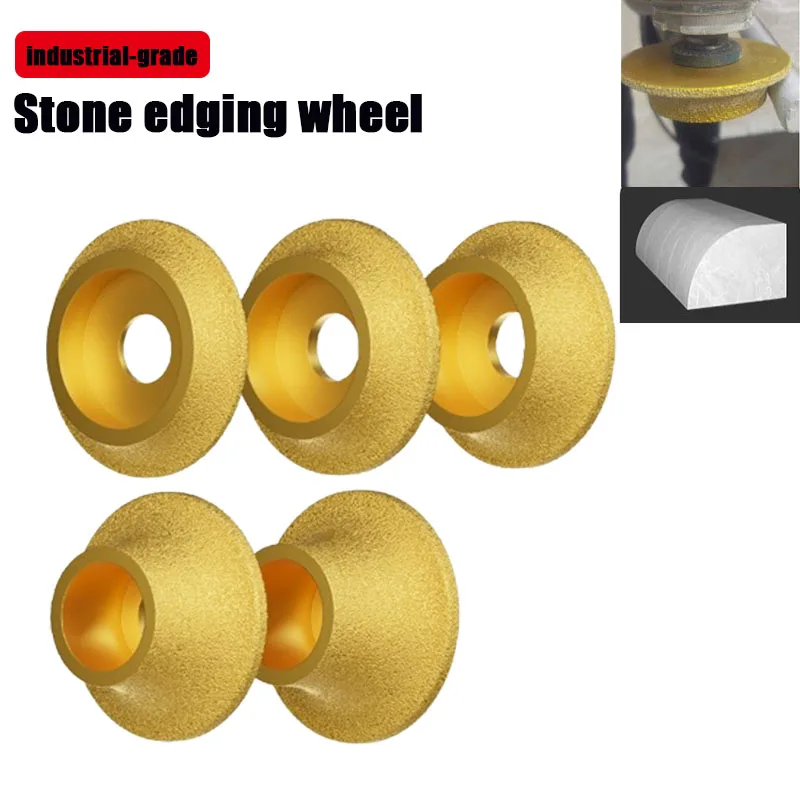 

Шлифовальный круг с паяным камнем, 10/15/20/25/30 мм, профессиональный алмазный шлифовальный диск, плитка, полировка кромок мрамора, угловая шлифовальная машина, инструмент