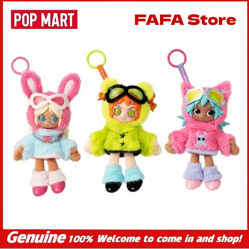 

New Genuine POPMART Peach Riot Fruit Series Plush Doll Keychain Perfect For Gifts Mystery Boxes Hippers Toys Cute Gifts