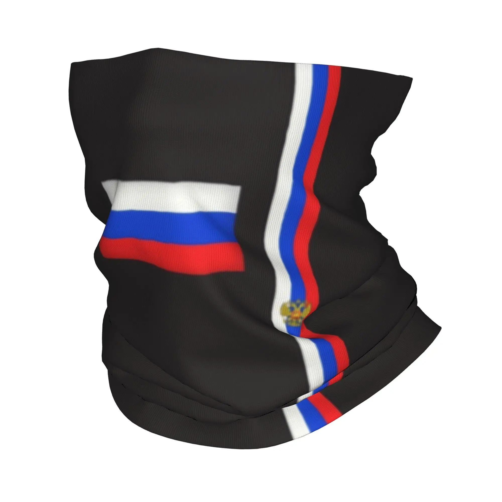 Russia Flag Winter Headband Neck Warmer Women Men Ski Cycling Tube Scarf Russian Face Bandana Gaiter