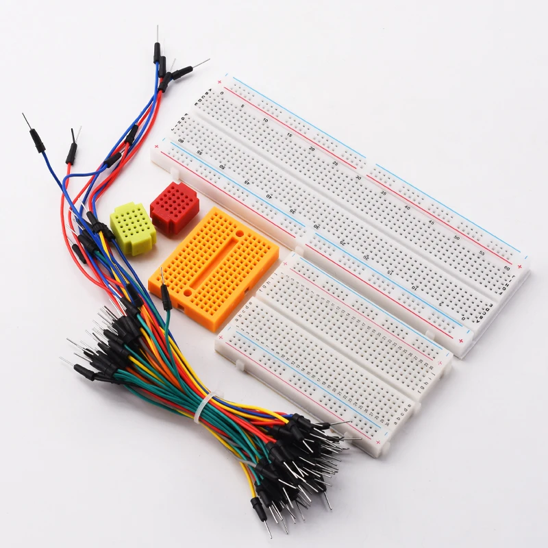 Snvi MB-102 SYB-170 Breadboard 400 830 Point Solderless PCB Bread Board Test Develop Dupont line DIY for arduino laboratory