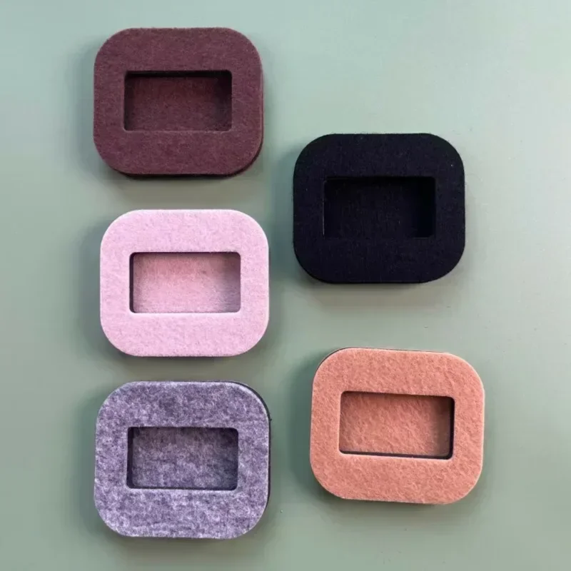 5/10PCS Felt Table and Chair Fixed Shockproof Anti slip Foot Mat Office Chair Wheels Block Furniture Caster Cup Durable