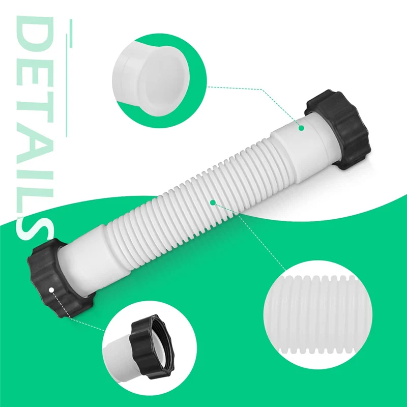 A38T-11535 Pool Sand Filter Pump Hose For Intex Interconnecting Hose For 18 Inch Sand Filter Pumps Fit For With Intex Filter Dur