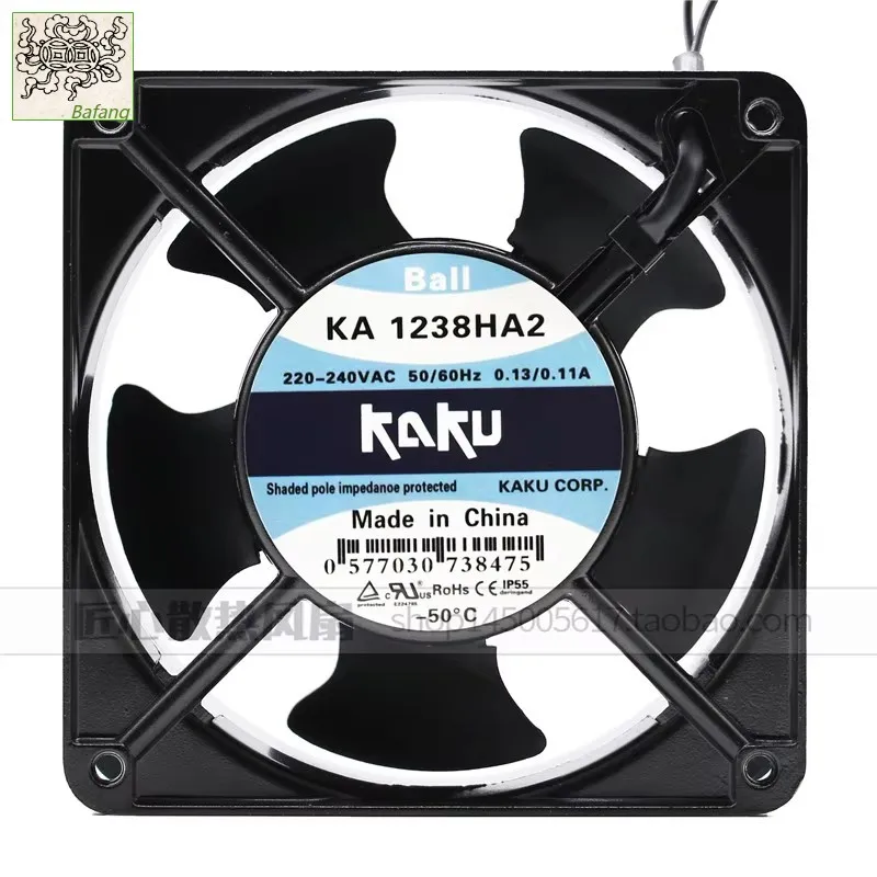 

Ltsf For Nuevo Ventilador De Refrigeración Original KA1238HA2 220V 12cm 12038 120*38mm Ventilador Axial Con Marco De Aluminio