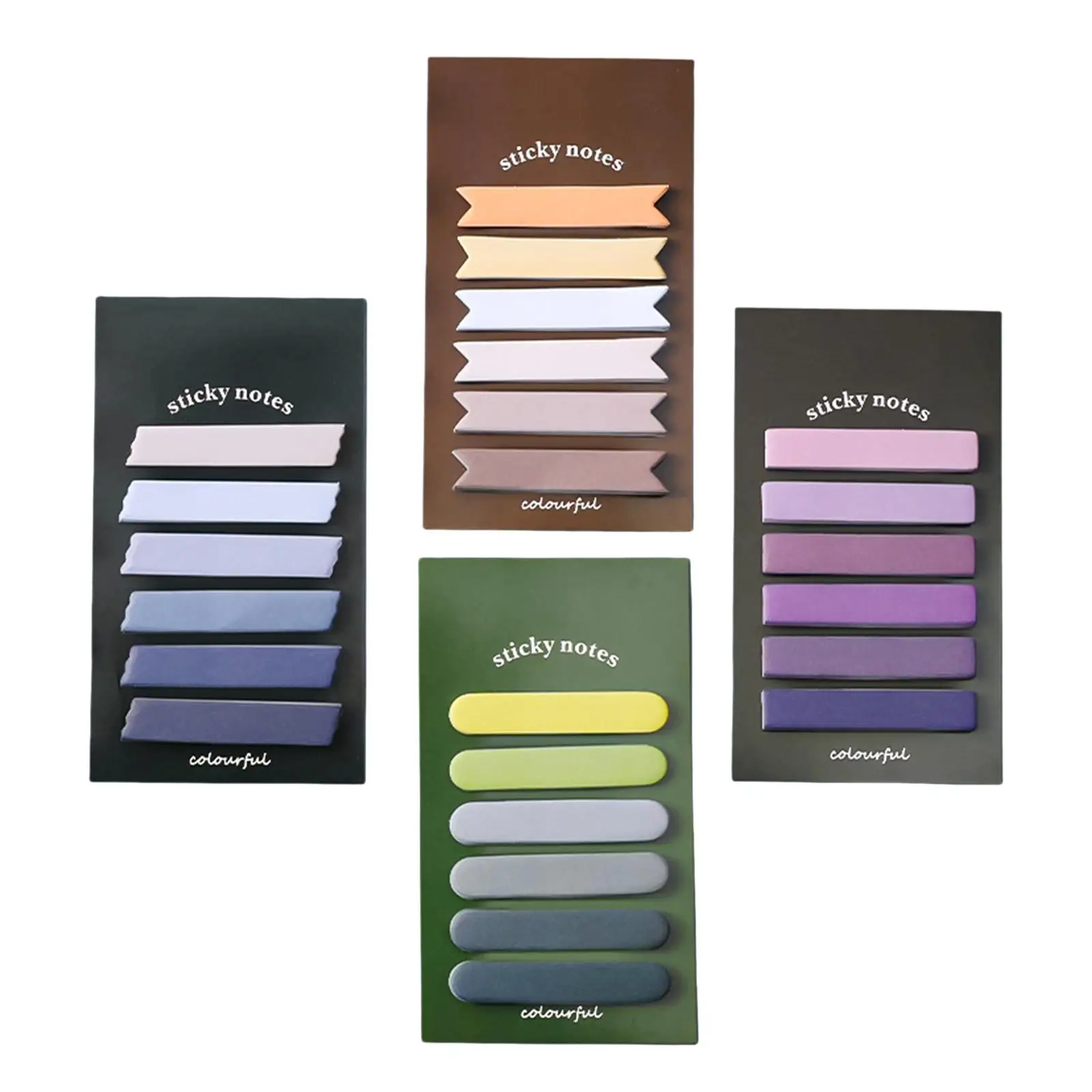 4Pcs Colorful Page Tabs Index Tabs for Page Marking Magazines Archives